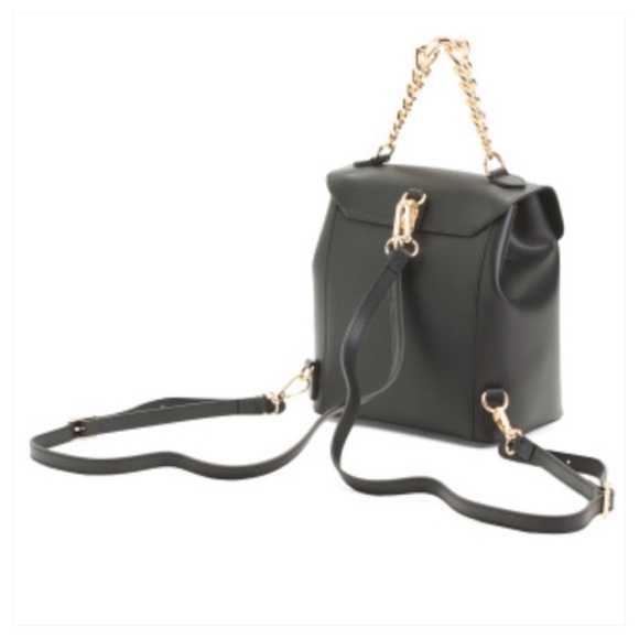 NWT DIVINA FIRENZE Leather Convertible Backpack/Purse - Picture 8 of 8